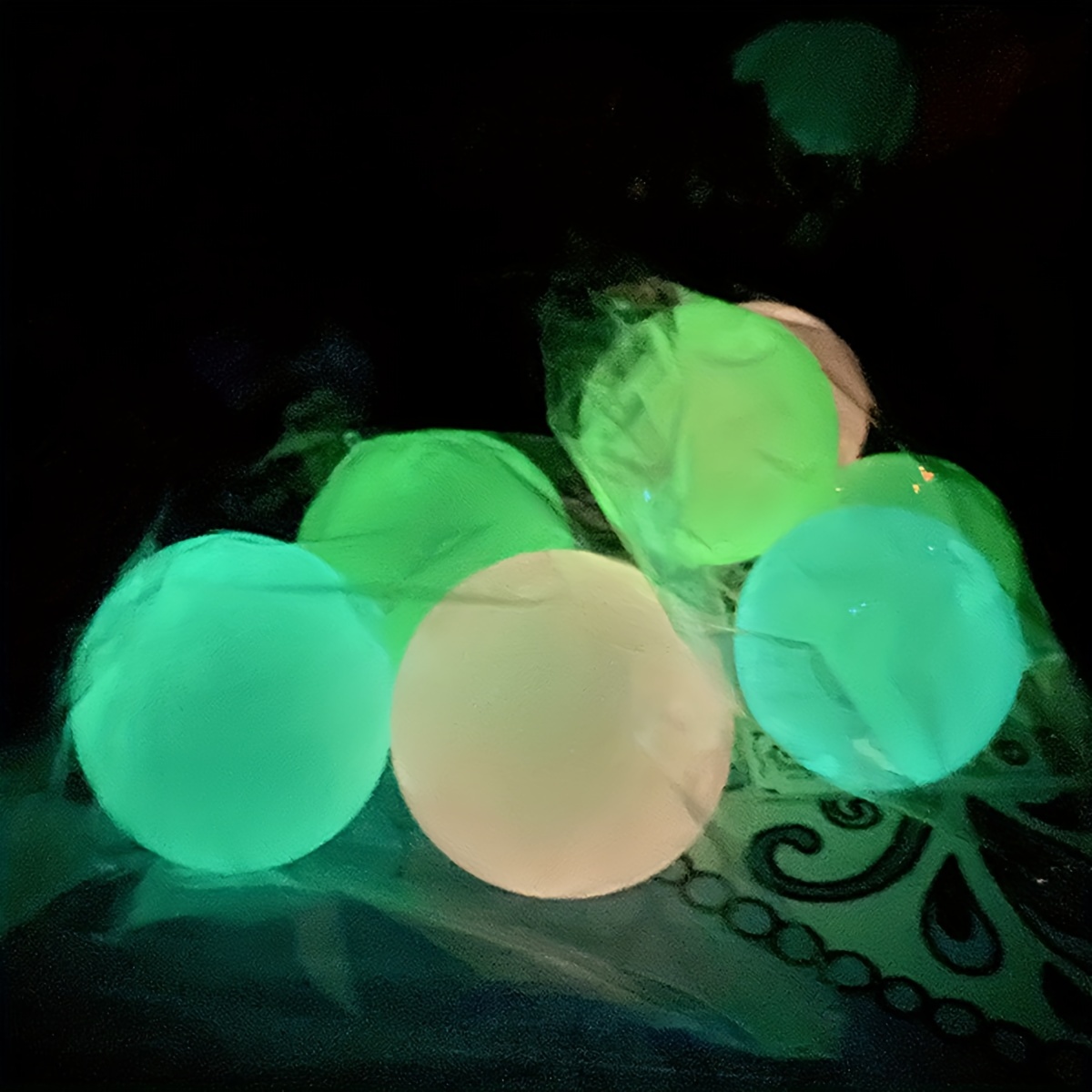 Glow in the dark deals ceiling balls