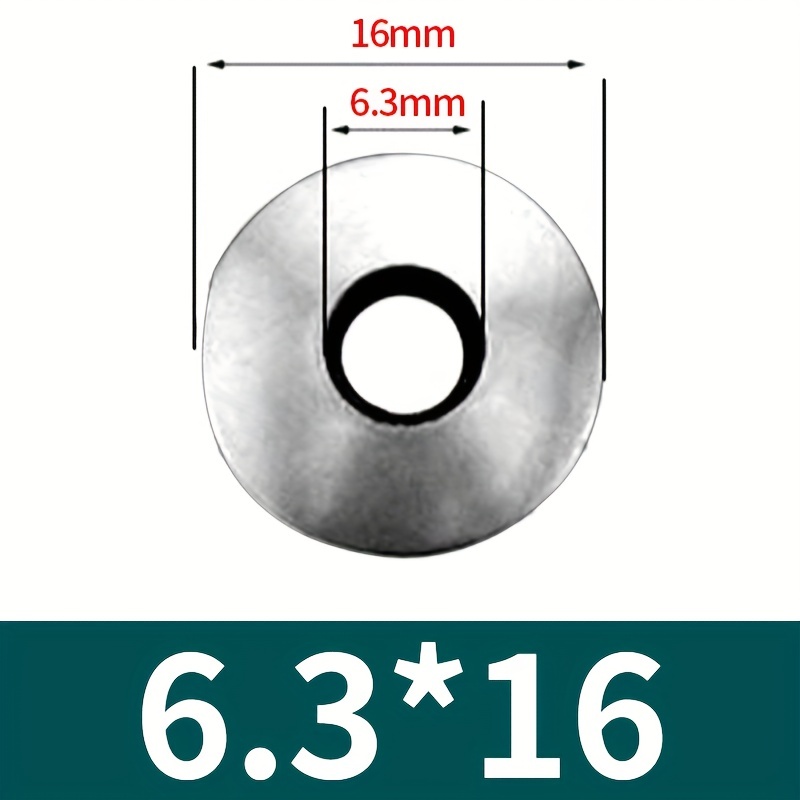 100 Rondelle a Fungo per Ondulato in EPDM e Acciaio Inox 100 pezzi