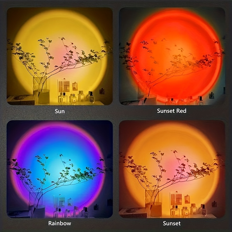 Buy Sunset Projection Lamp, 360 Degree Rotation Sunset Light, 16