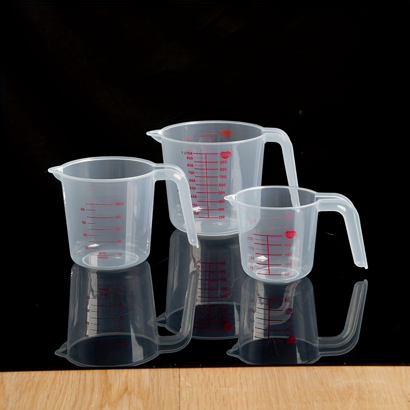 Big & Small 250/500/1000ML Measuring Cup Plastic Jug Beaker Kitchen Tools  US