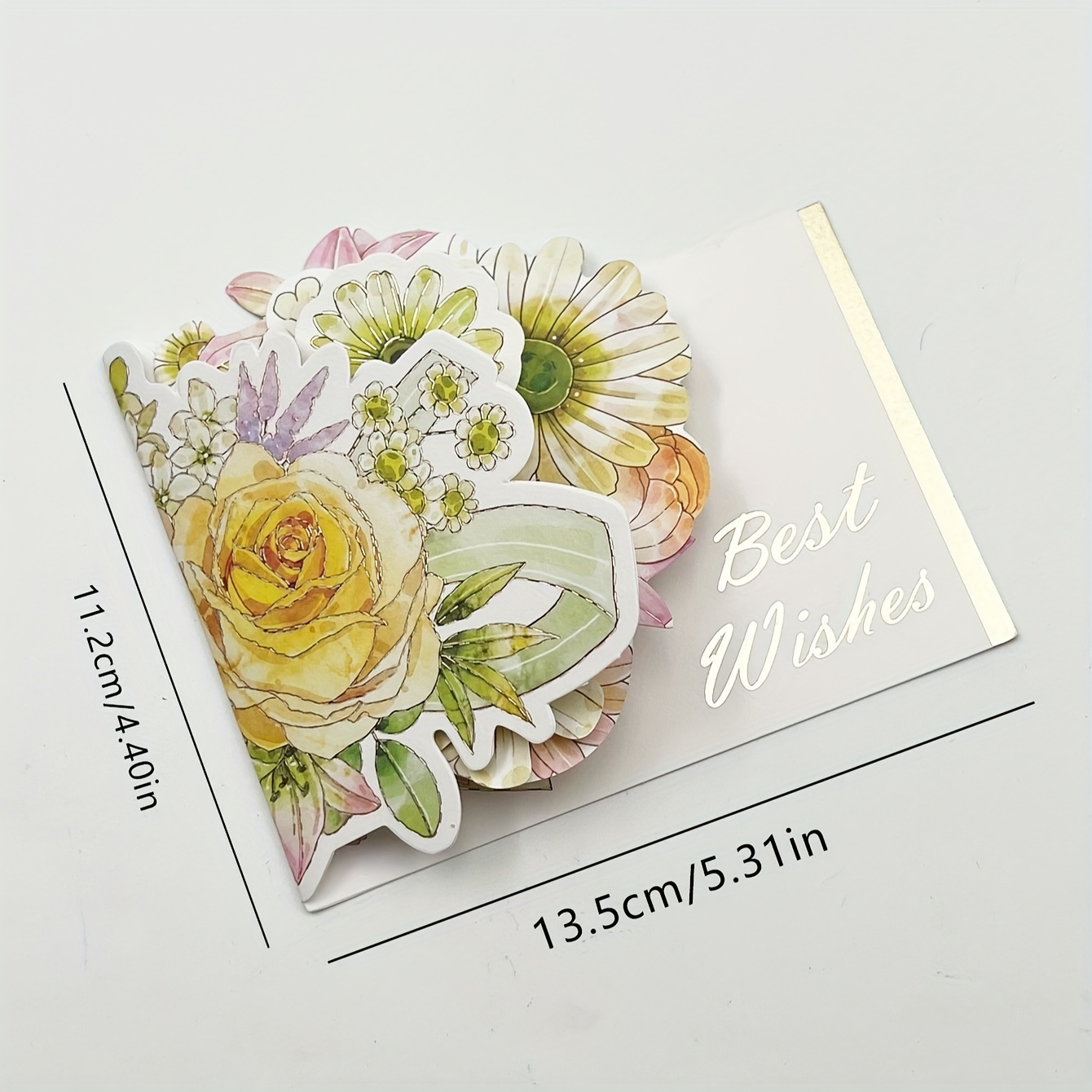 Three dimensional Flower Greeting Card Birthday Gift - Temu