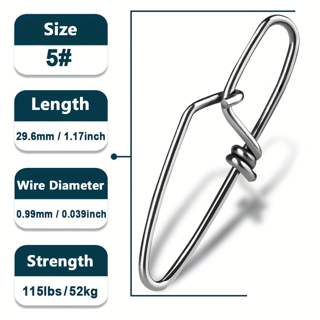 Fishing Swivels Interlock Snap, Snaps