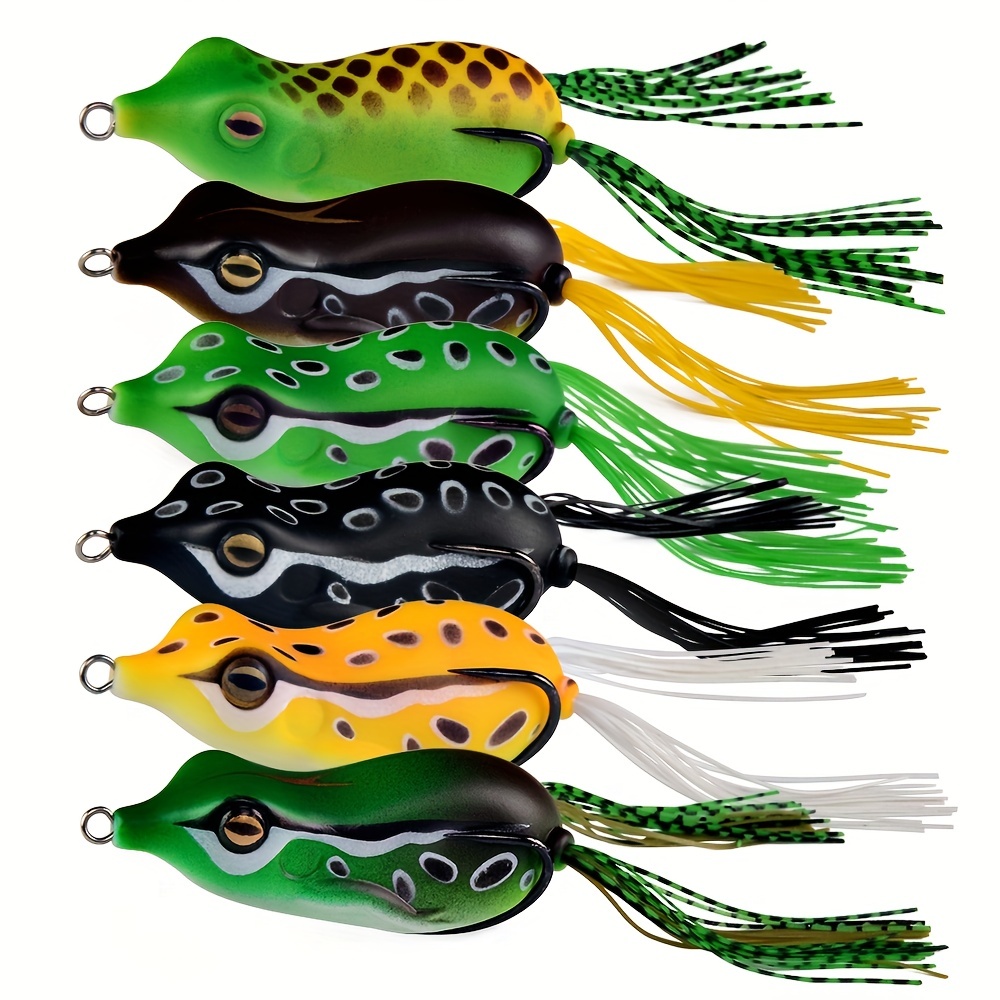 6pcs Bionic Frog Fishing Lures for Freshwater and Saltwater - Effective  Blackfish Lure - 7.5cm/2.95inch - High-Quality Fishing Tackle