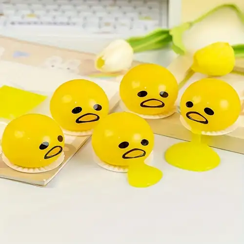 1 Pcs Squishy Puking Egg Yolk Stress Ball With Yellow Goop Relieve Stress  Toy Funny Squeeze Tricky Antistress Disgusting Egg Toy - Toys & Games -  Temu United Arab Emirates