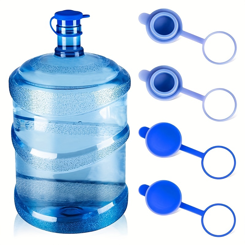 Reusable No Leak No Leak 5 Gallon Silicone Water Bottle Cap Top Lid Cover  1/3 Pcs