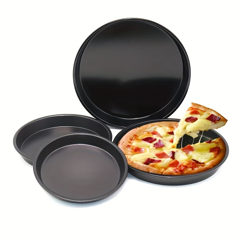 6 7 8 9 Non Stick PIZZA TRAY Carbon Steel Baking Round Oven Tray Pizza  Pan