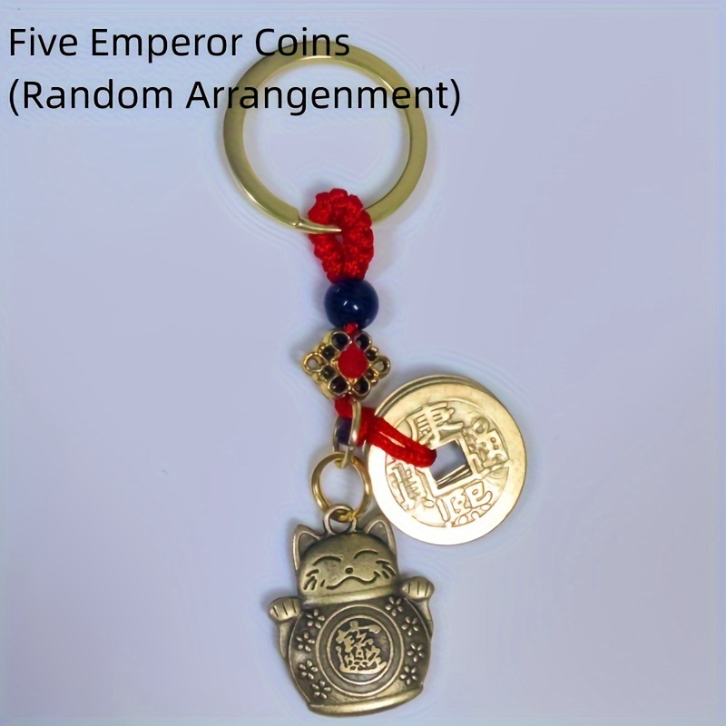 Horse Keychain Accessories, Emperor Coin Horse Money