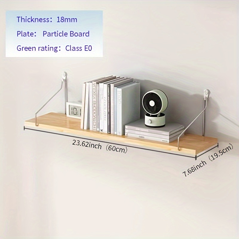 Acrylic Floating Shelf 3pcs Hanging Shelves No Drilling Wall Storage Holder