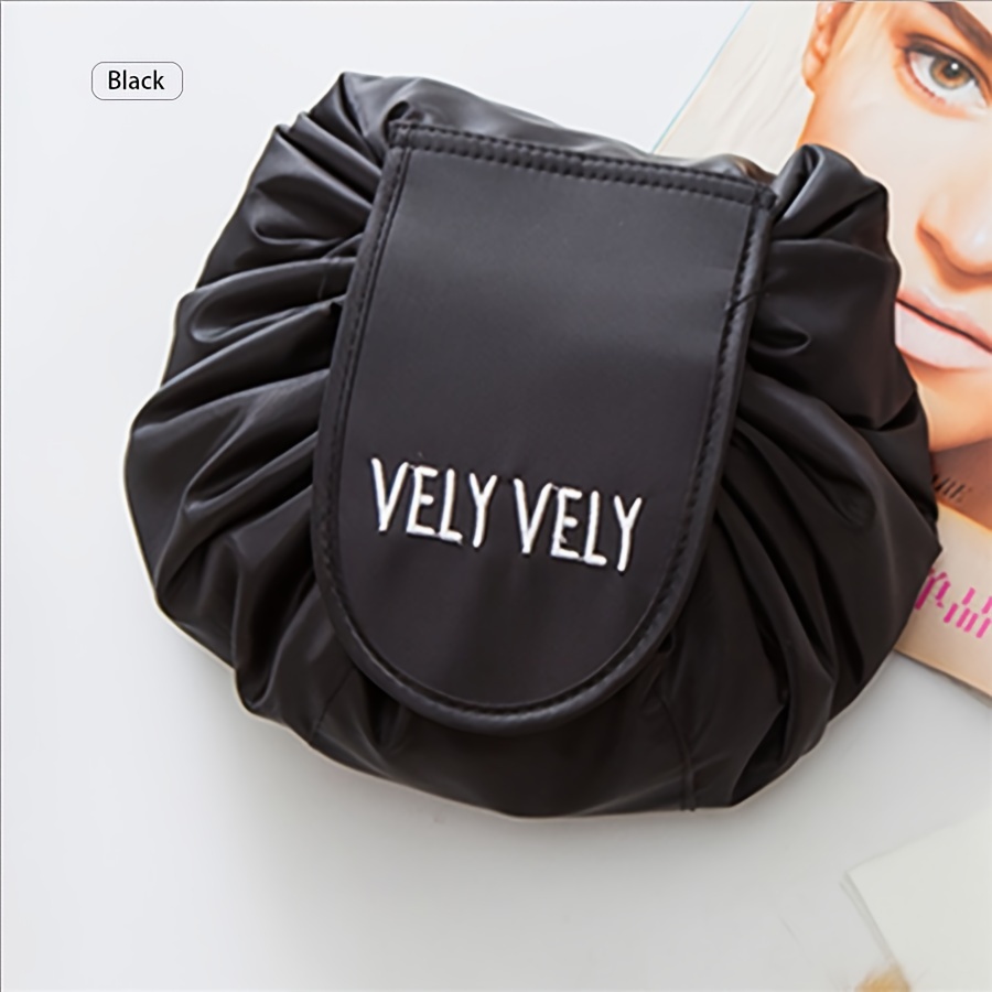 

Lazy Makeup Bag Drawstring Skin Care Products Storage Bag Toiletry Bag Large Capacity Cosmetic Storage Bag For Women