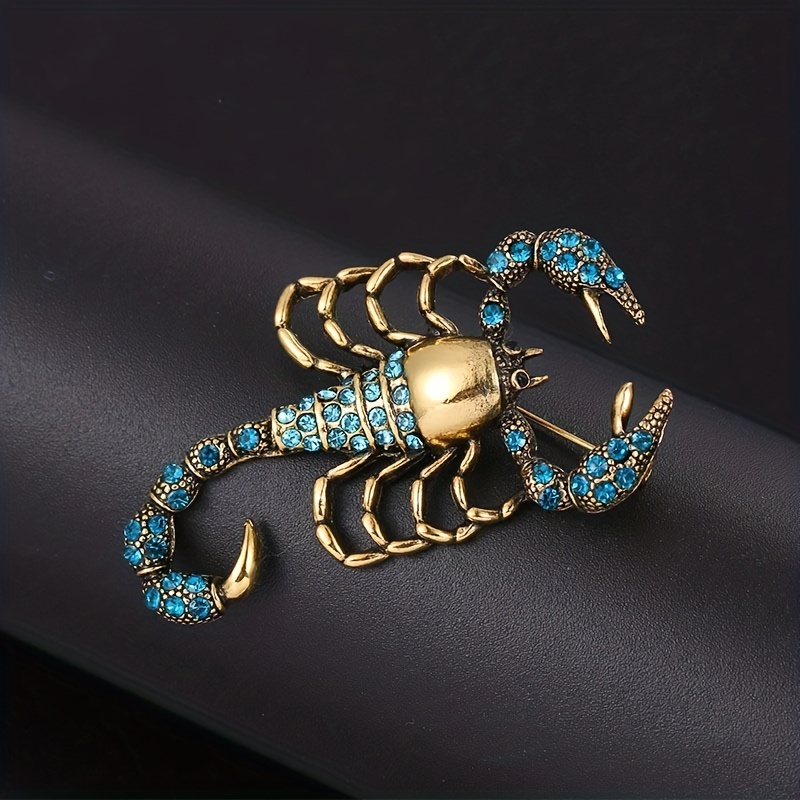 Scorpion Animal Charm Brooch Pin