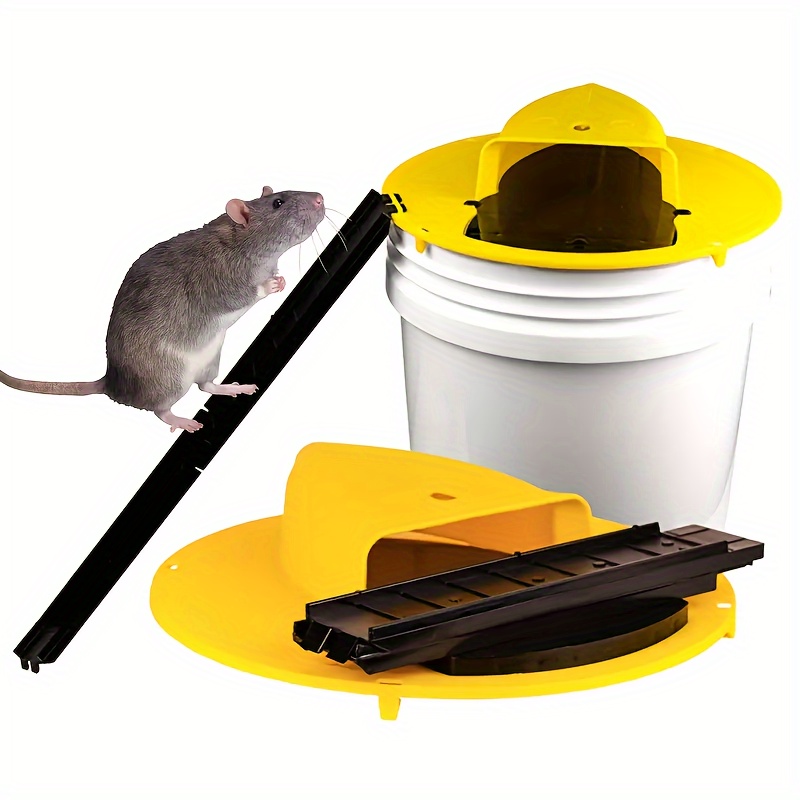 Paquete de 4 trampas humanas para ratones en interiores para el hogar,  trampas para ratones vivos que no matan, reutilizables para ratones  pequeños