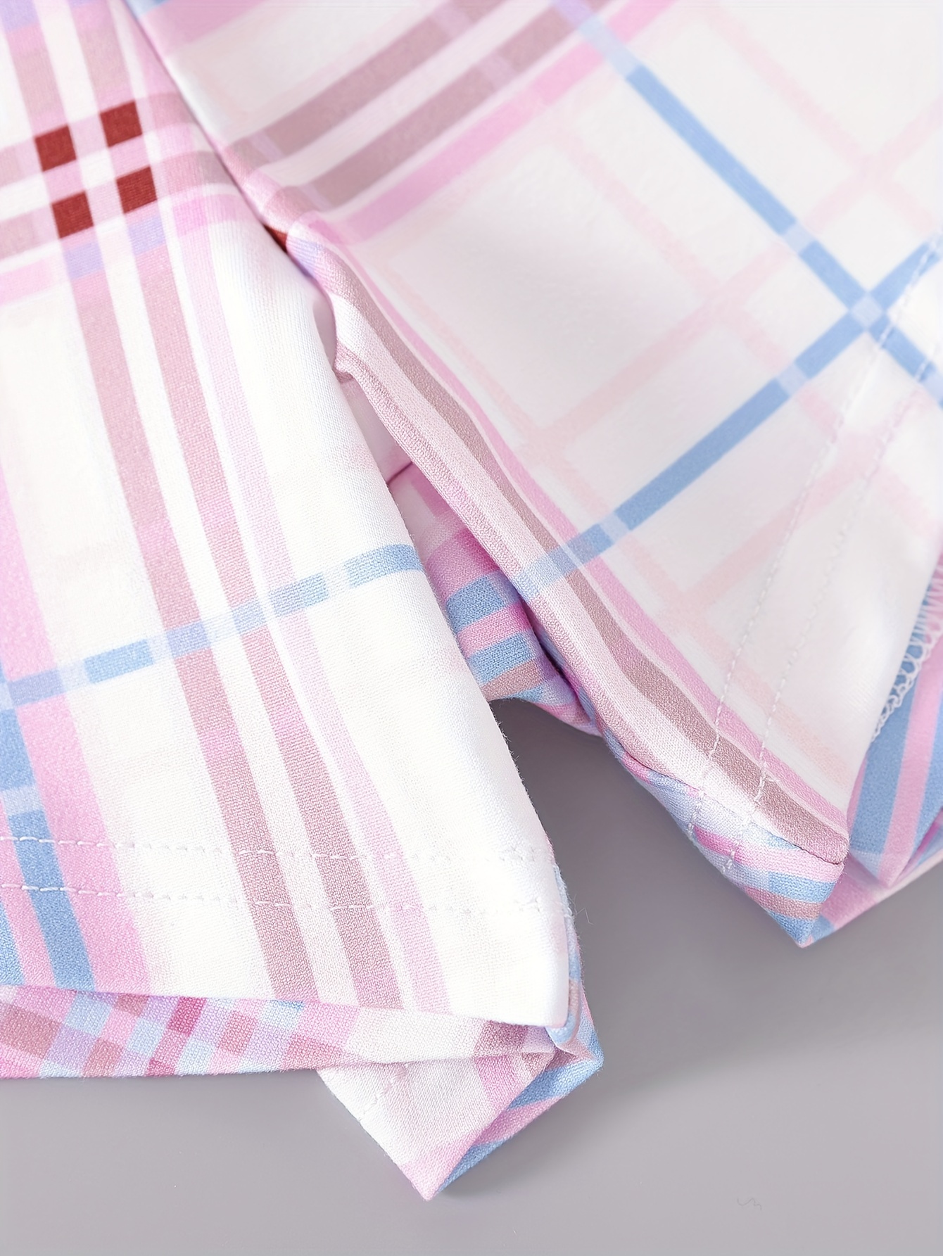 Teen Girls Color Block Plaid Loose Comfortable Pajama Pants - Temu
