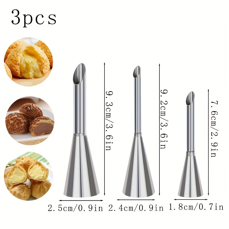 puff pipping tips metal pastry tips different sizes icing Temu