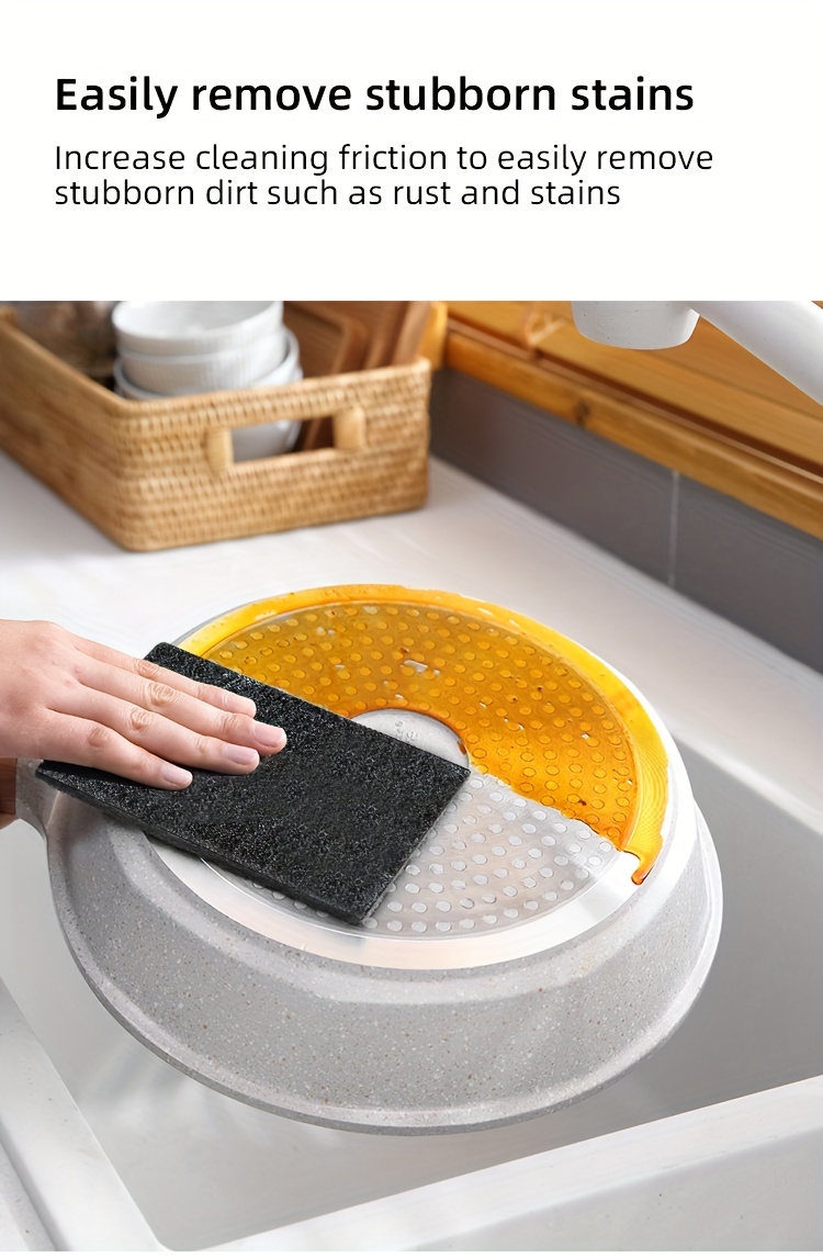 Dish Scrubbing Brush, Pot Scrubber, Microfiber Dish Cloths, Thickened  Double Layer Cleaning Cloth, Cleaning Sponge, Cleaning Tools, Kitchen  Accessories, Kitchen Gadgets, Cleaning Stuff - Temu