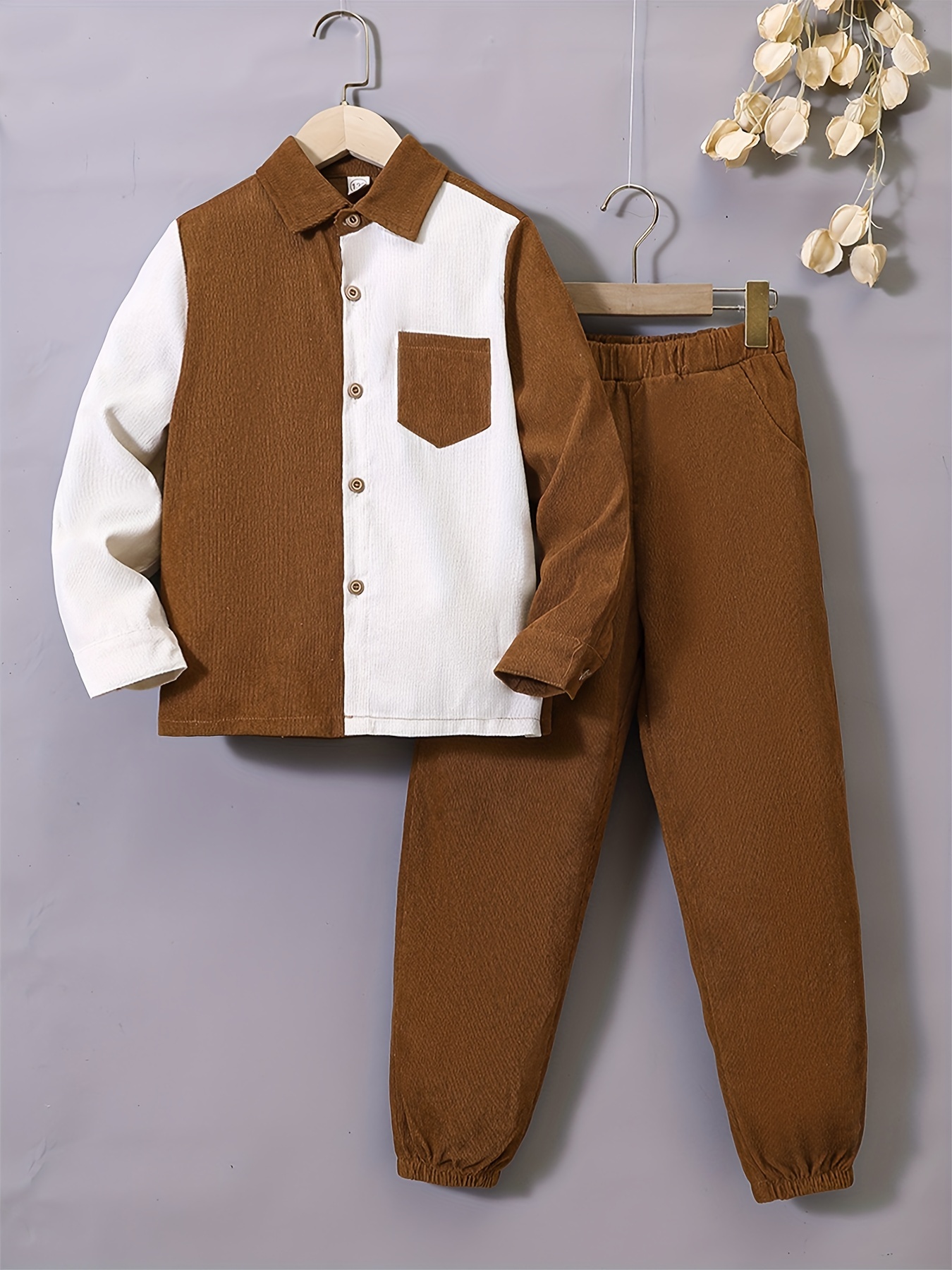 Conjunto de ropa informal para niños, camiseta y pantalones, chándal para  niños de 6, 8, 9