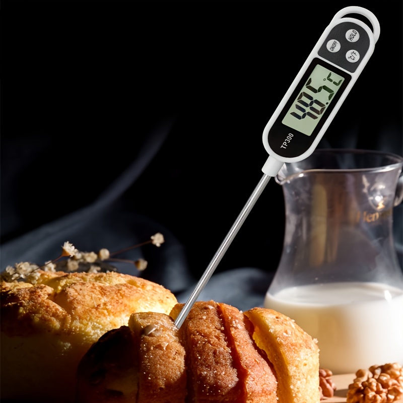 Food Baking Digital Thermometer, Kitchen Meat Thermometer, Liquid Bbq Baby  Bottle Electronic Probe, Thermometer Pen, Liquid Thermometer - Temu