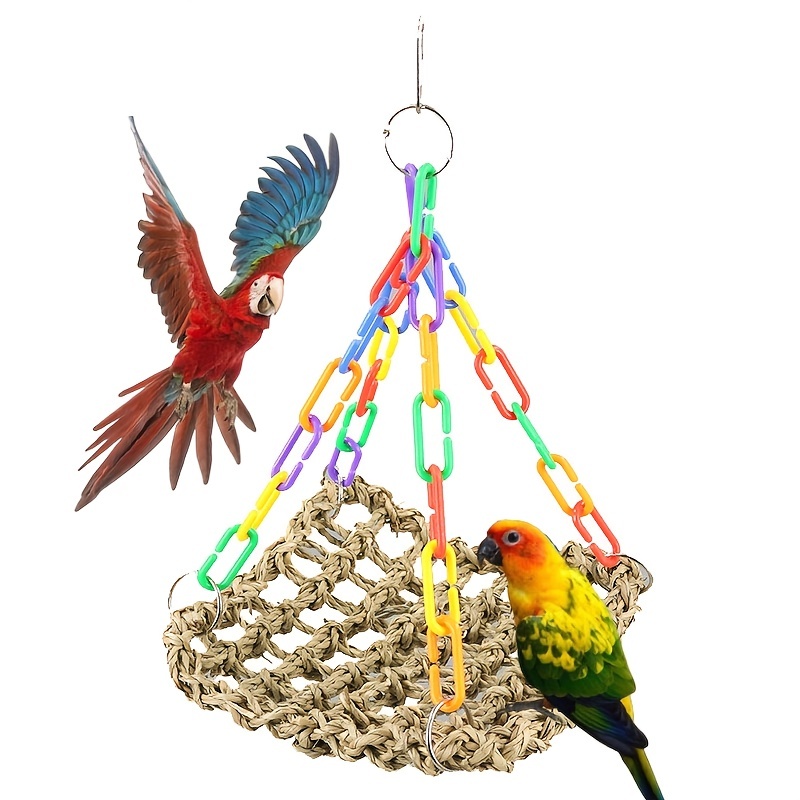 Fun & Exercise For Your Parrot: Swing Toys, Foraging Chew Toys