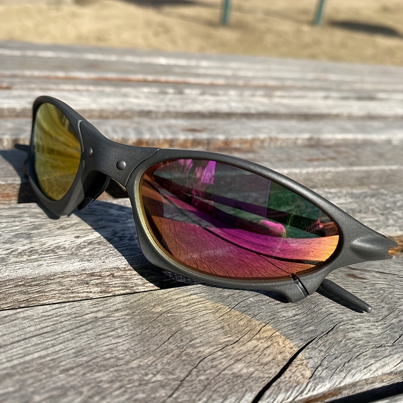 Polarized Sunglasses Metal Frame Cycling Fishing Outdoor - Temu