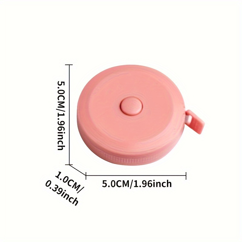 1pc Portable Tape Measure, Cute Small Ruler, Soft Ruler, Portable  Measurement, Mini Leather Tape Measure, Measuring Clothing Waist  Circumference