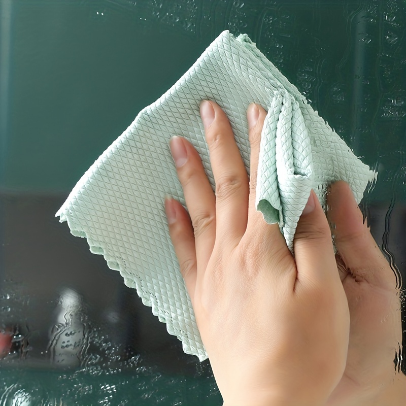 Acheter Écailles de poisson Design chiffons d'essuyage chiffon de nettoyage  serviette anti-poussière tissu d'absorption d'eau 5/10 pièces