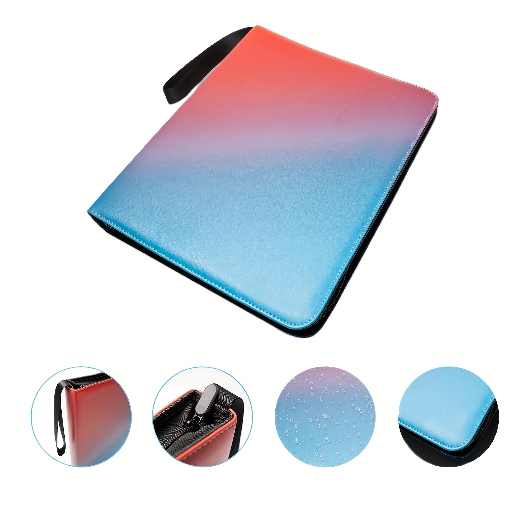 colorful trading card binder suitable 900 cards 9 pocket - Temu New Zealand