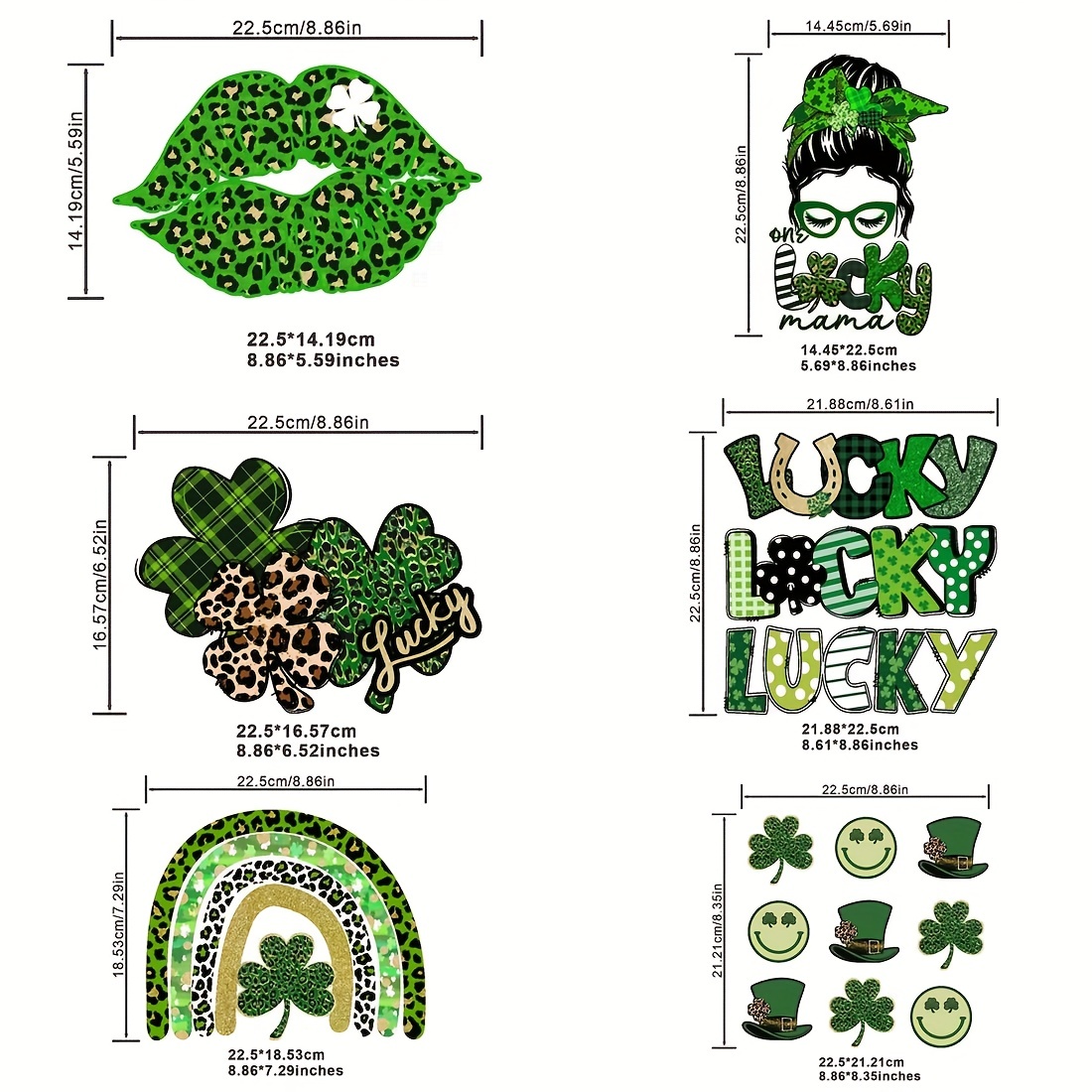 Festival Four Leaf Grass Greentree Iron on Transfer Designs - Temu