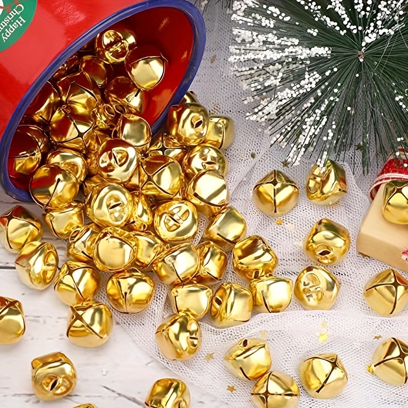 100 Pcs Child Christmas Jingle Bells Craft 0.5inch Mini Crafts