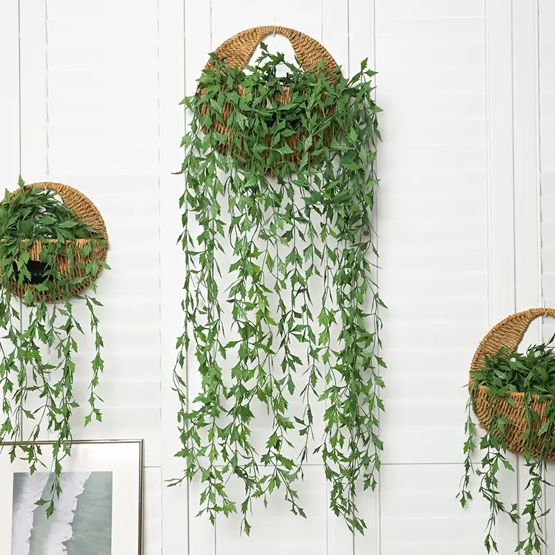 Artificial Hanging Ivy Vines Realistic Faux Greenery Leaf - Temu