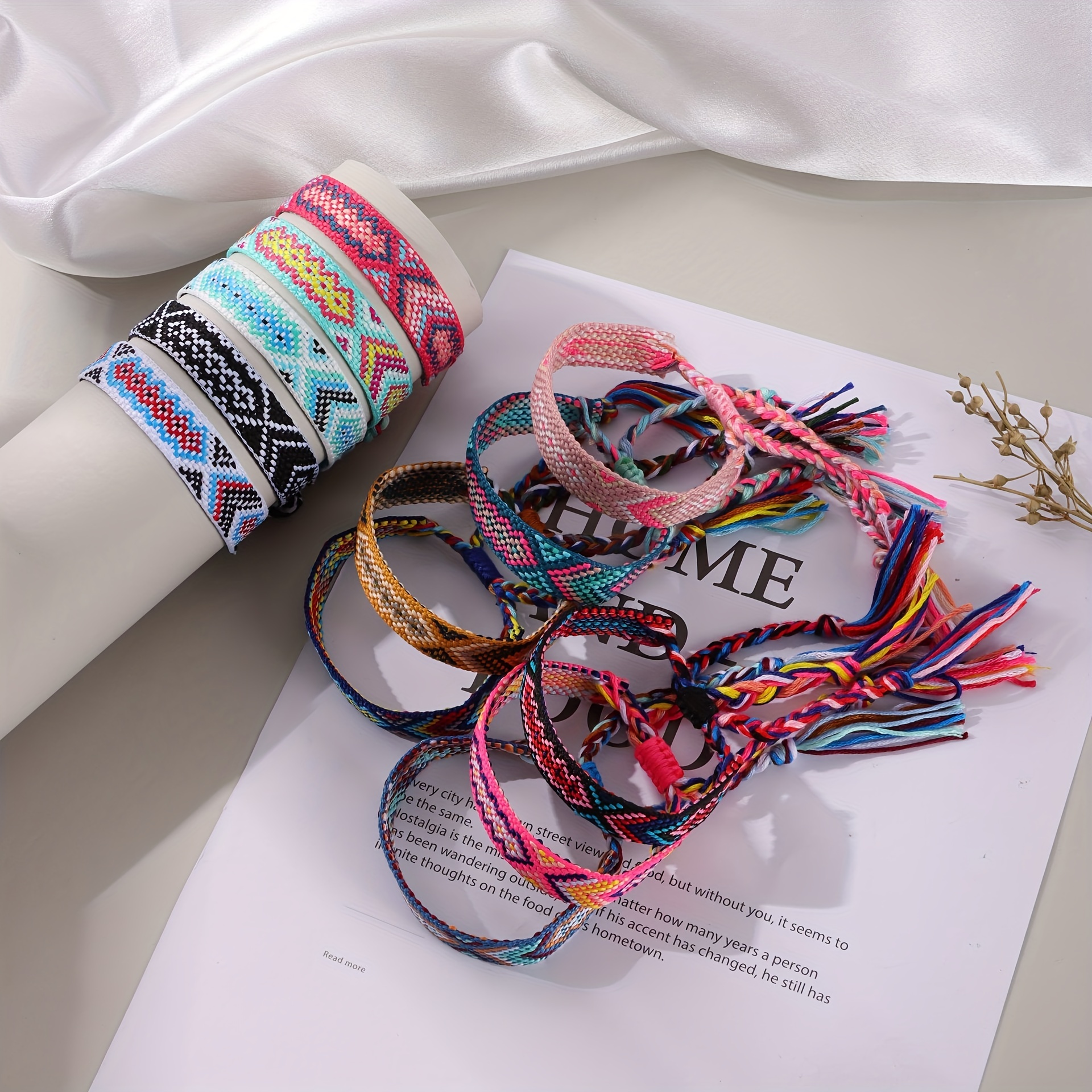 Friendship Bracelet Handmade Woven String Bracelets for Men Bracelets for  Women