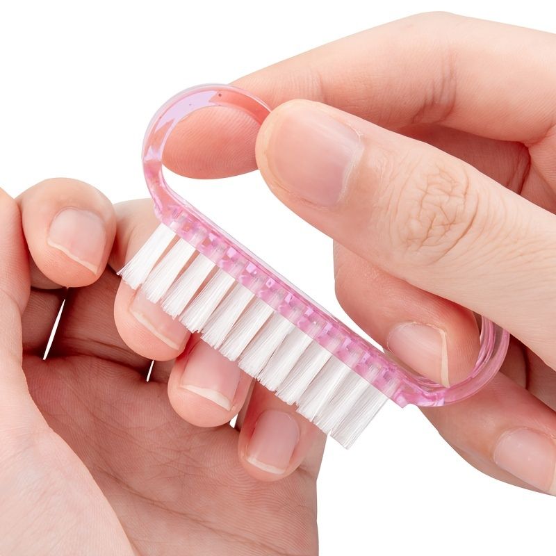 1 Pcs Handle Grip Nail Brush Fingernail Scrub Cleaning Brushes For Toes And Nails  Cleaner Pedicure Brush | Free Shipping For New Users | Temu