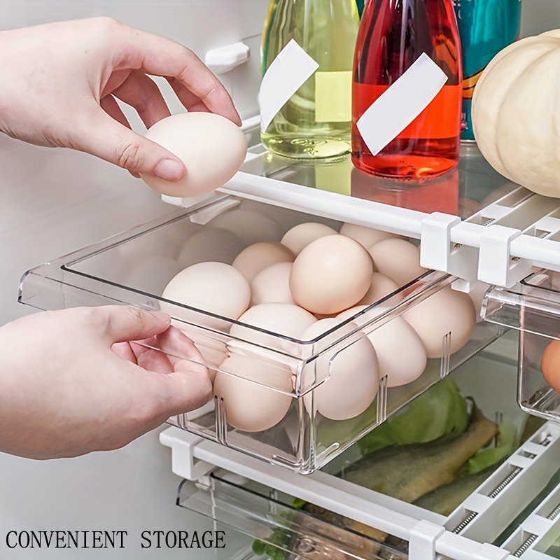 Egg Holder For Refrigerator, Snap On Egg Container For