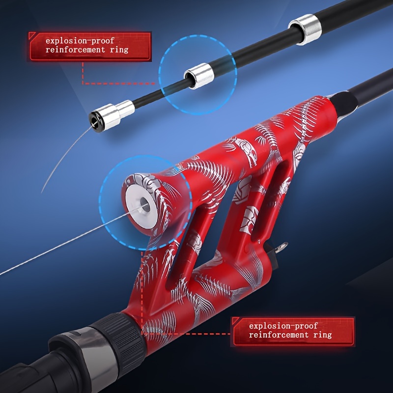 Integrated Fishing Rod Carbon Fiber Fishing Rod Reel Fishing - Temu Ireland