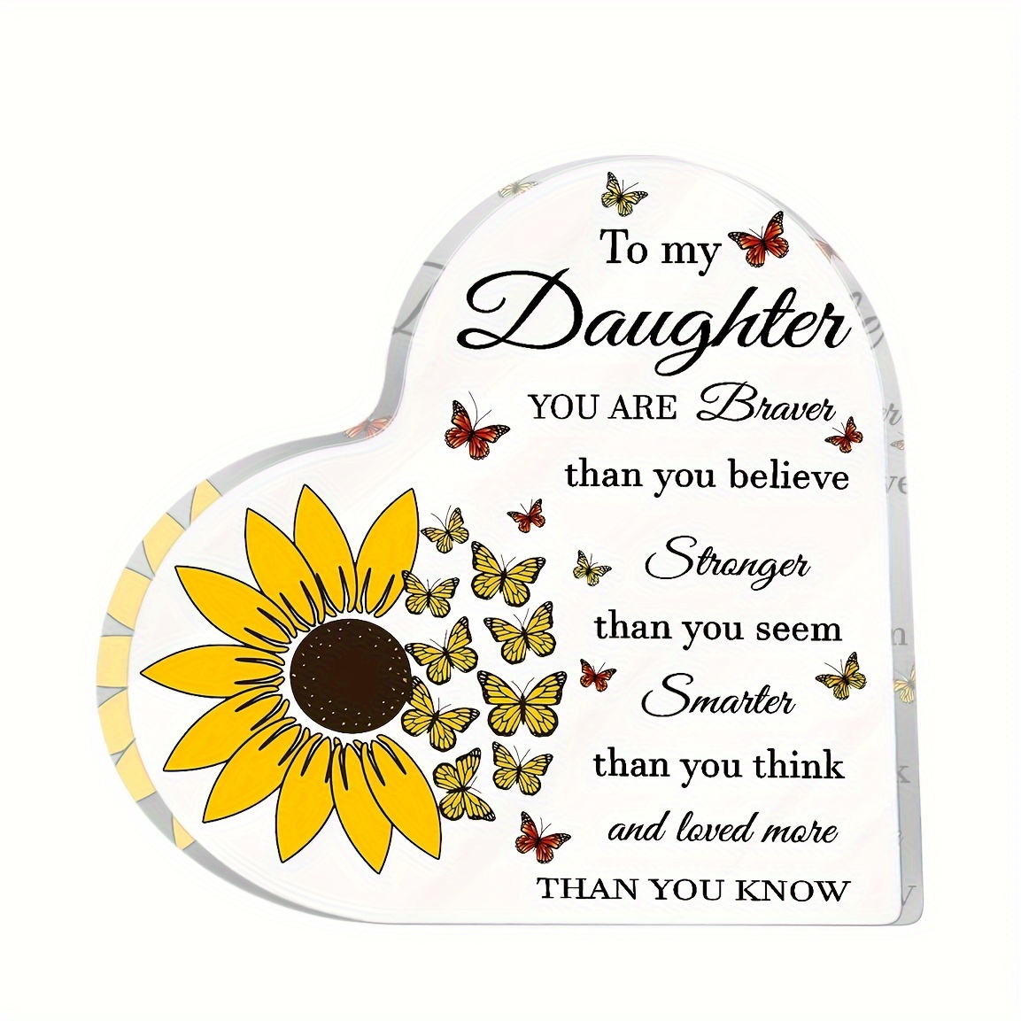 Mother In Law Gift Mom Gift Acrylic Heart Mothers Plaque - Temu