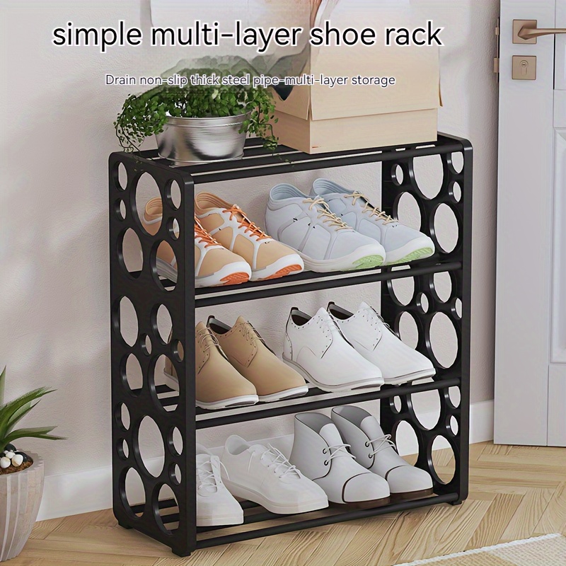 Shoe Rack Stackable Shoe Shelf Storage Organizer, Aesthetic Room Decor,  Home Decor, Kitchen Accessories, Bathroom Decor, Bedroom Decor - Temu