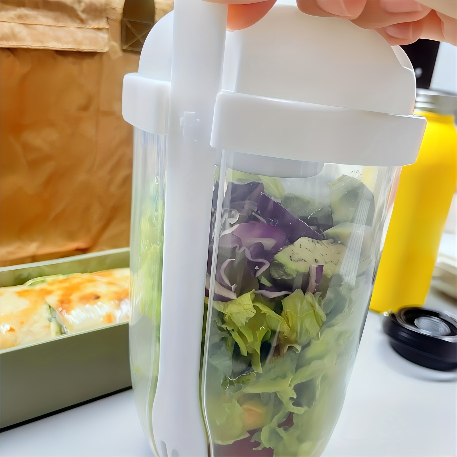 Bouteilles De Vinaigrette,Shaker À Vinaigrette en Plastique,Salade