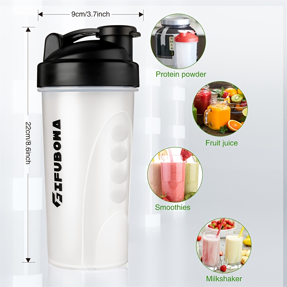 Bpa-free Nutrition Shaker Bottle With Blender Ball - Leakproof Protein Mixer  For Gym And Sports - Mixes Water And Supplements With Ease - Temu