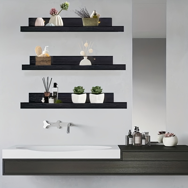 Floating Shelves Wall Mounted for Bathroom, Kitchen, Bedroom