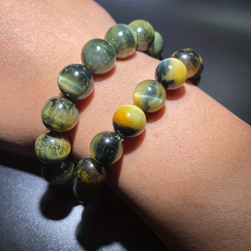 Natural Blue Tiger Eye Bracelet Crystal Bracelet Namibian - Temu