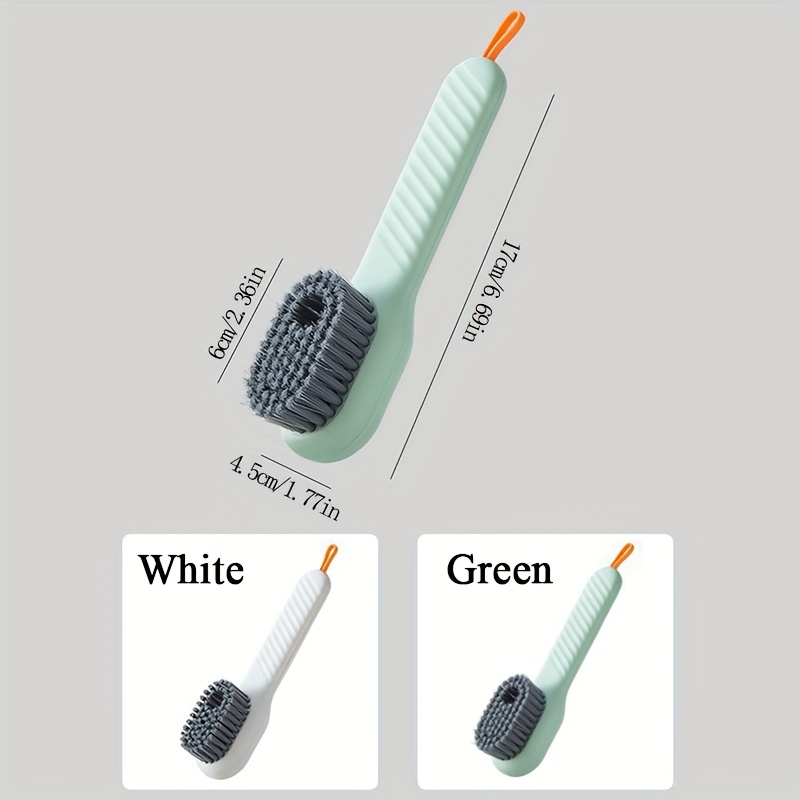 Multifunctional Shoe Brushes With Soap Dispenser Long Handle Brush Cleaner