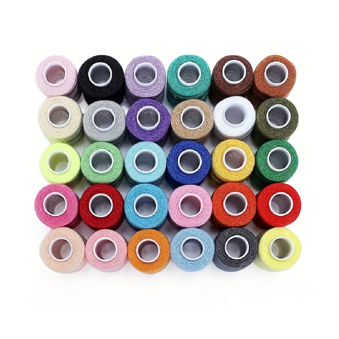 Sewing Thread Kit 36 Colors Polyester 400 Yards Per Spool - Temu