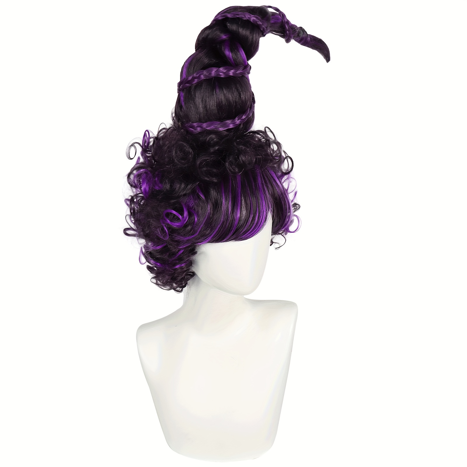 Purple and deals black costume wigs