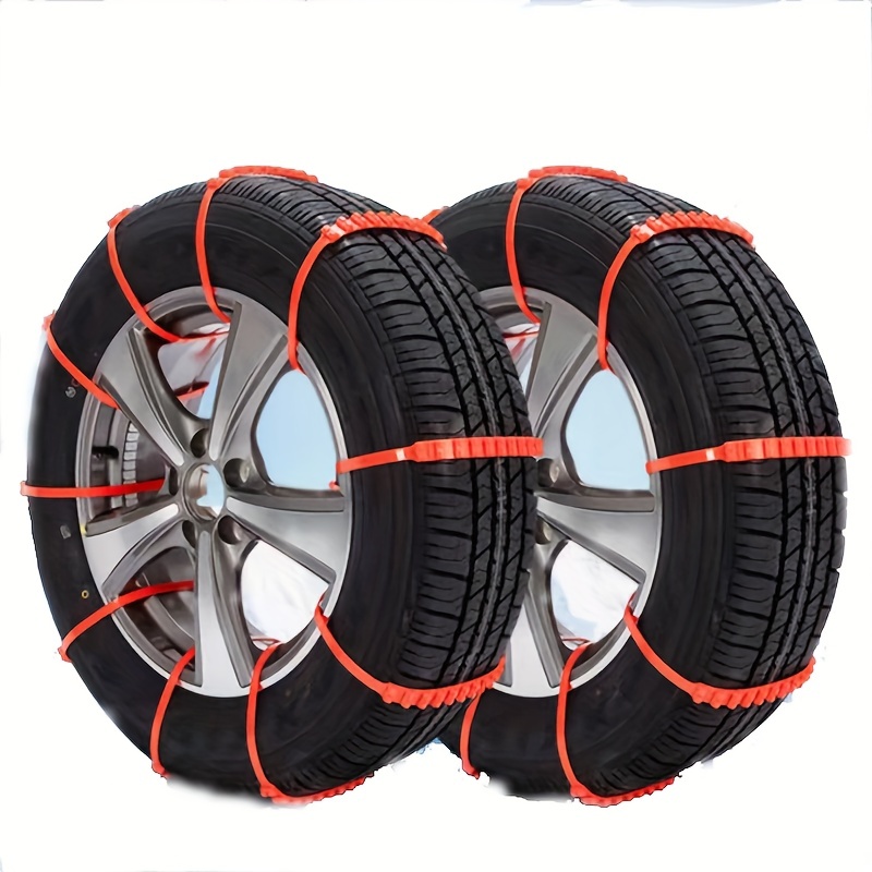 Car Tire Chains Universal Adjustable Anti Slip Tire Chains - Temu