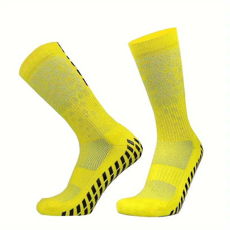 Men's Sports Grip Socks Soccer Socks Non slip Football Socks - Temu