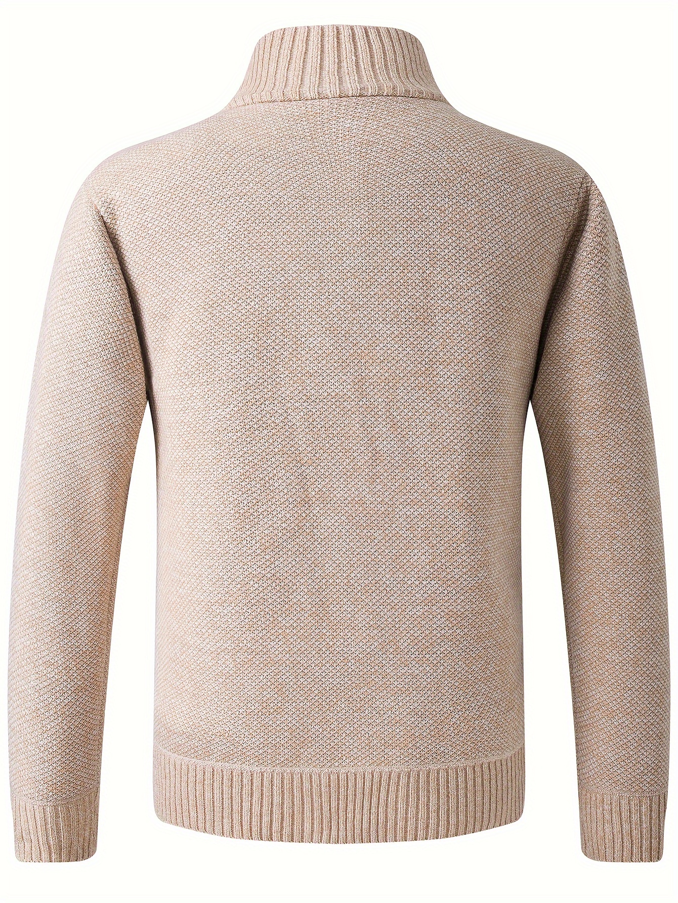 Warm Stand Collar Fleece Jacket Men's Semi formal Temu