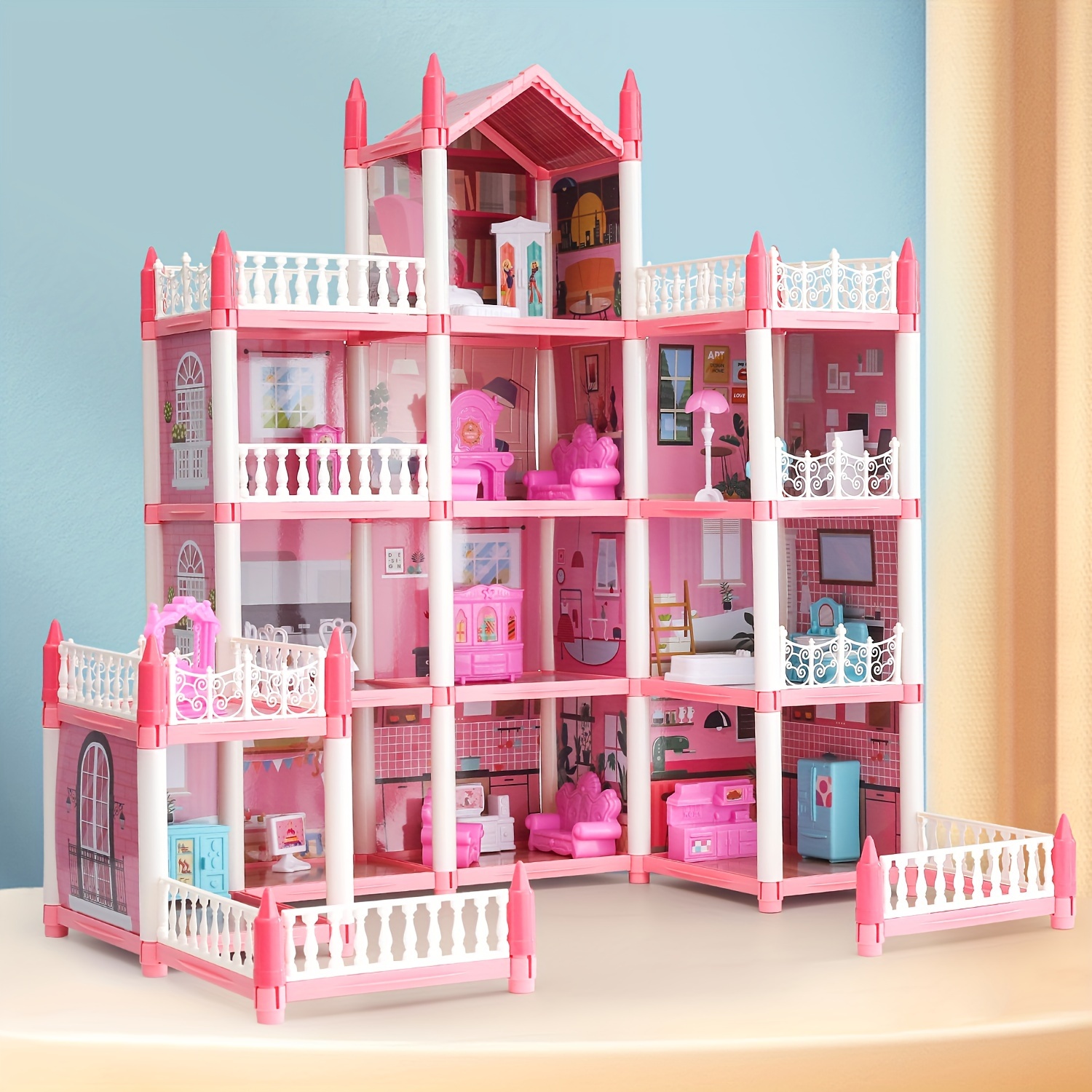 Children's Game House Princess Dream Castle Villa Toys, Girl's