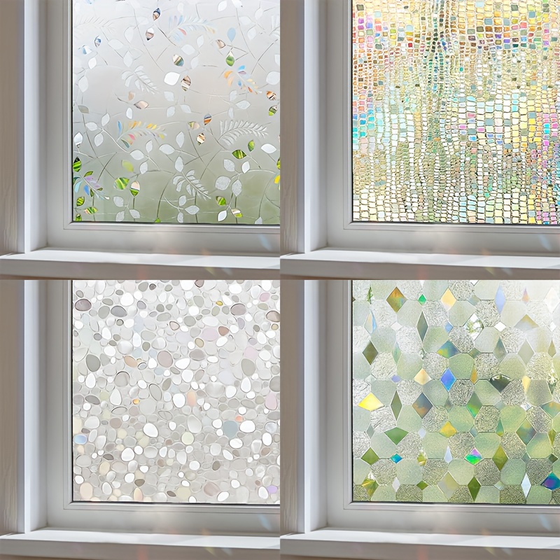 Kromapolis Fensterfolie, Einweg-Spiegel-Fensterfolie, Privatsphäre Tag und  Nacht, Sonnenblockierung, reflektierend, dekorative Glasfolie