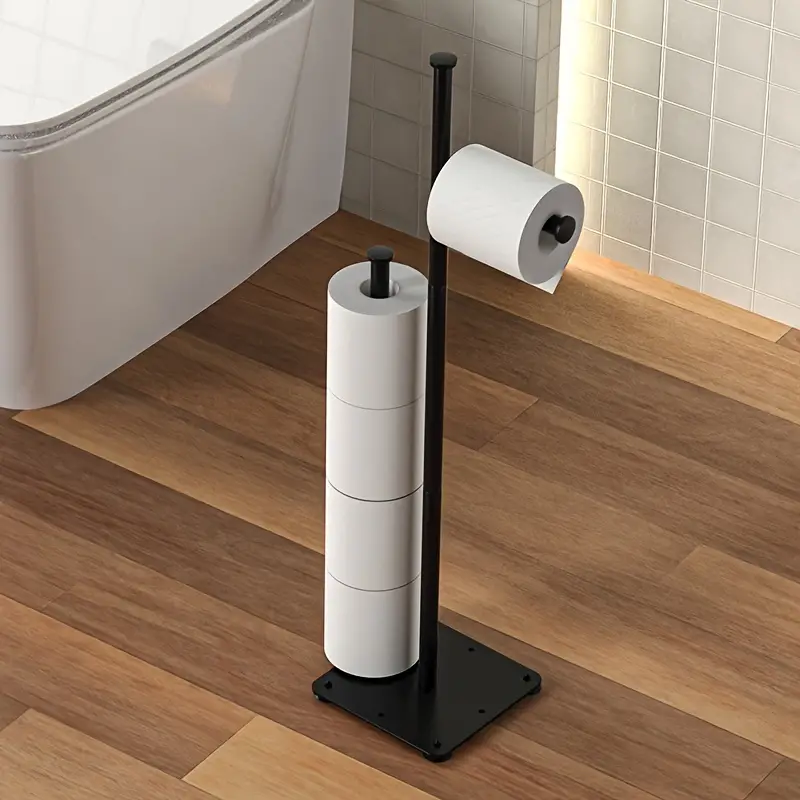 Toilet Paper Holder Stand, Freestanding Tissue Holders For