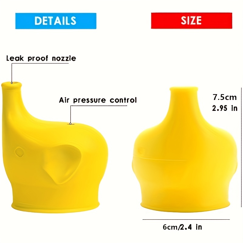 Creative Silicone Cup Cover With Leak proof And - Temu