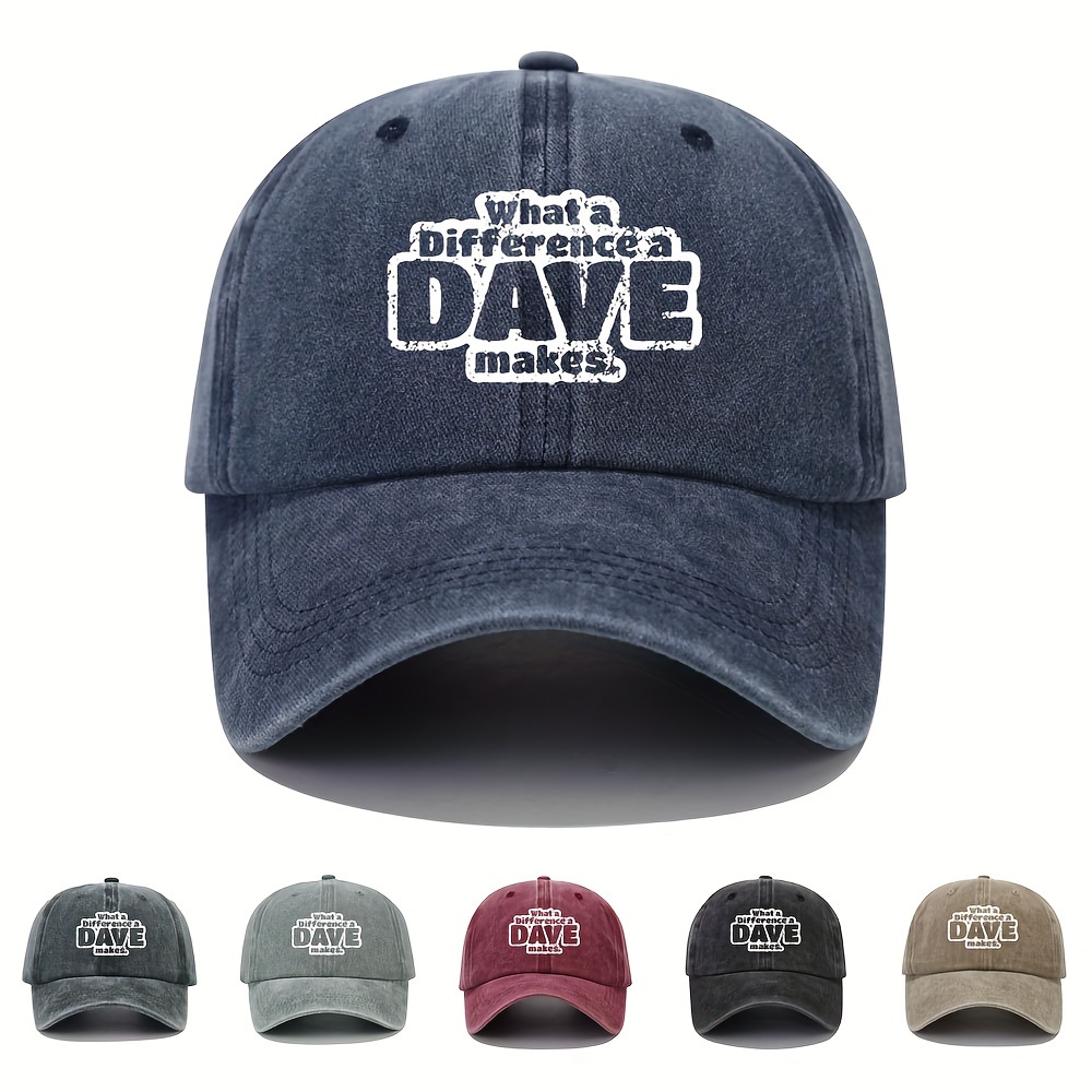 What A Difference A Dave Makes Mens Hat Trucker Hats Baseball Cap