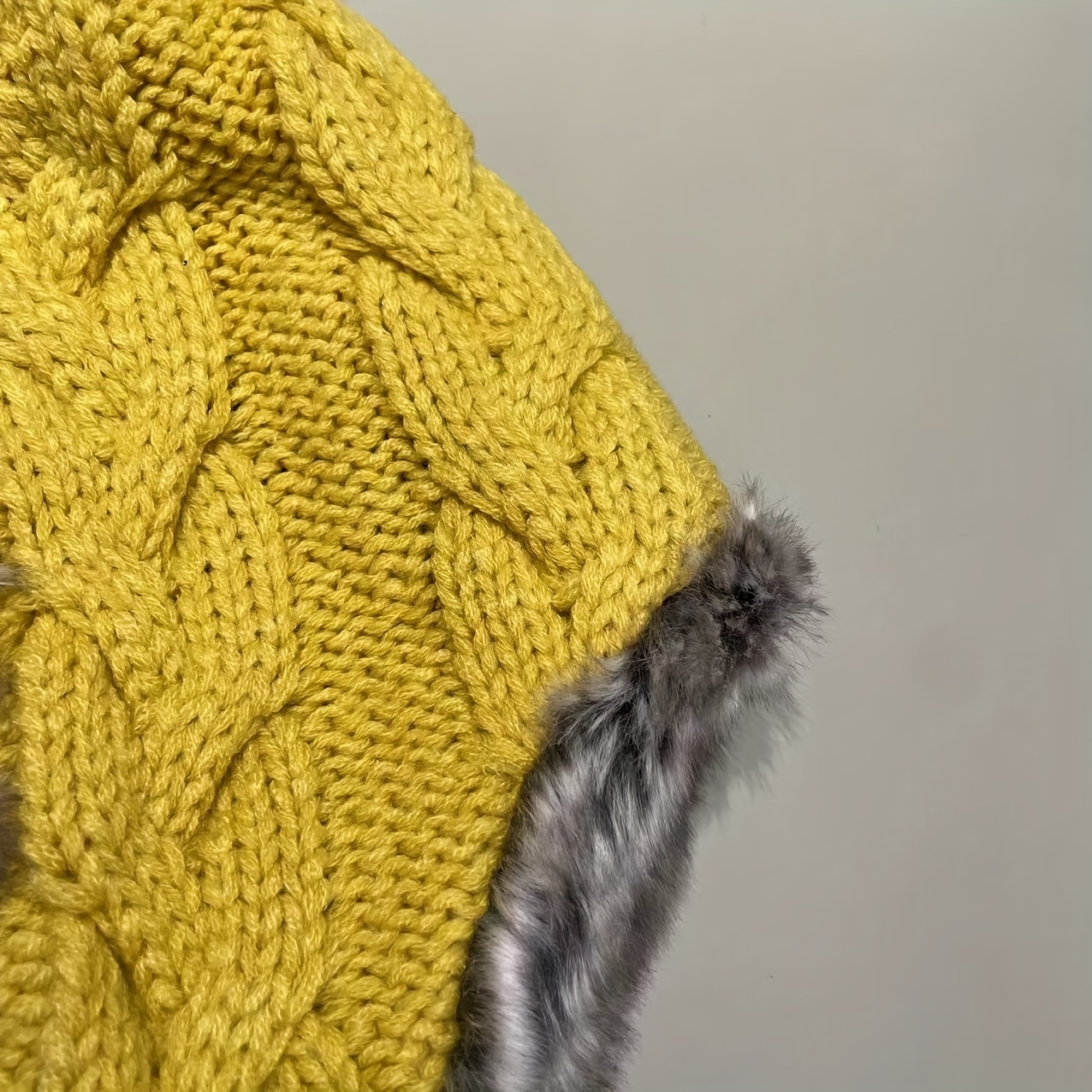 Christmas Thickened Warm Cycling Knitted Plush Ear Protection Hat
